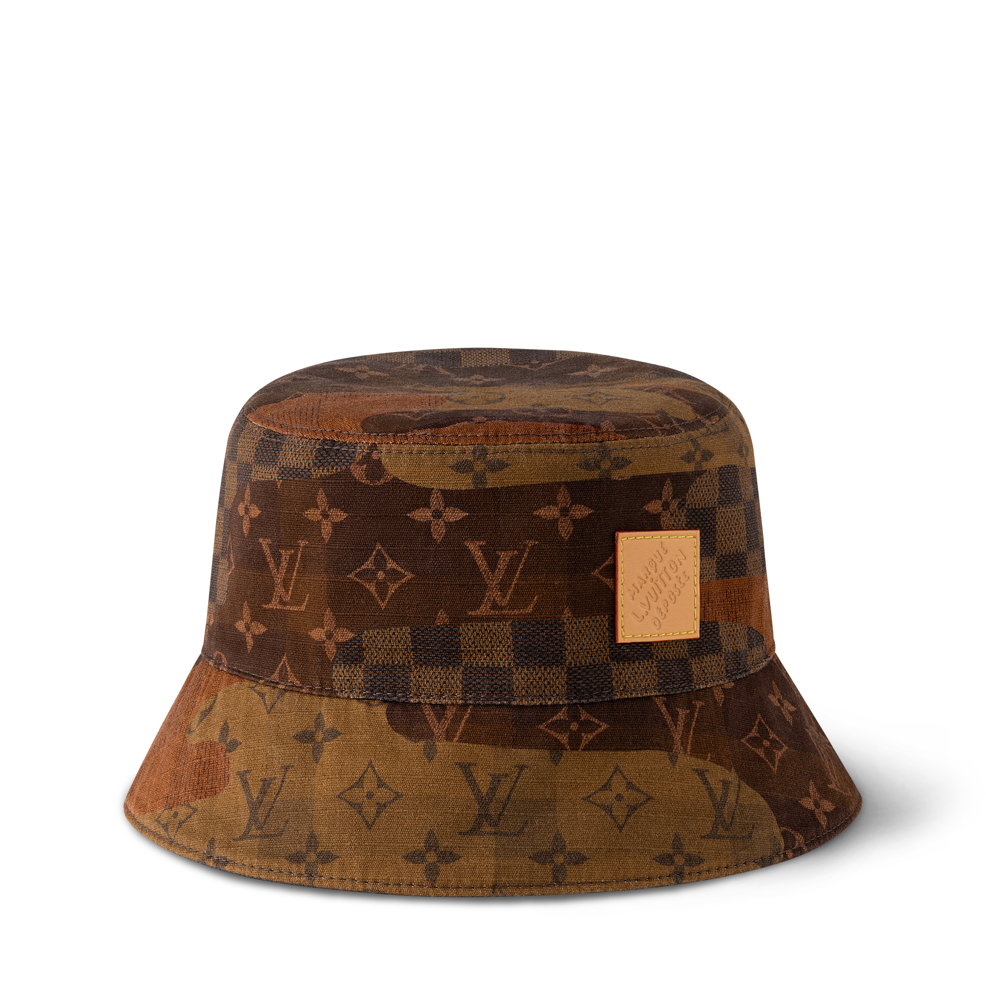 Monogram Landscape Reversible Bucket Hat - Luxury Hats, Beanies